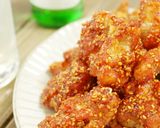 ～韓国飯～鶏もも肉の旨辛ヤンニョムチキン作り方10写真