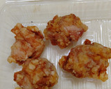 唐揚げの卵とじ丼作り方1写真