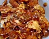 唐揚げの卵とじ丼作り方4写真