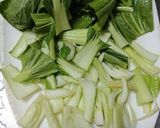 ★チンゲン菜とエリンギと豚肉の中華炒め作り方1写真