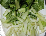 ★チンゲン菜とエリンギと豚肉の中華炒め作り方1写真