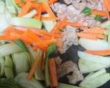 ★チンゲン菜とエリンギと豚肉の中華炒め作り方5写真