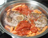 仔牛スネ肉（オーソボッコ）のトマト煮込み作り方6写真