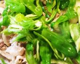 フライパン1つでポークチャップ風丼♥゛作り方5写真