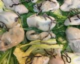 鍋材料の野菜達で1品に☆牡蠣のレンジ蒸し作り方6写真