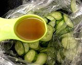 〜つくおき、きゅうりと塩昆布和え〜作り方3写真