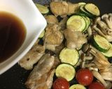 ミニトマト☆鶏肉&ズッキーニのバタ醤油炒作り方7写真
