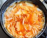 鶏もやしのピリ辛スープご飯作り方9写真