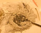 手打ちのタリアテッレ（竹炭のパスタ）作り方3写真