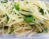シャキシャキじゃが芋と♪大葉の酢の物♪作り方4写真