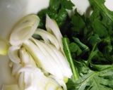 春菊入りの衣笠丼♪卵と春菊が美味♪作り方1写真