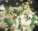 春菊入りの衣笠丼♪卵と春菊が美味♪作り方3写真