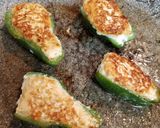 鶏団子の余ったタネでピーマンの肉詰め♡作り方3写真