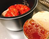 【電気圧力鍋】トマト煮込みハンバーグ作り方3写真