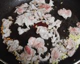 豚キャベツの炒めカレー丼作り方1写真