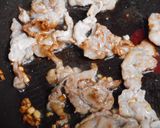 豚キャベツの炒めカレー丼作り方2写真