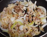 豚キャベツの炒めカレー丼作り方3写真