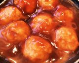 超カンタン♬ 肉団子の甘酢あんかけ作り方3写真