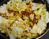 豚キャベツの炒めカレー丼作り方6写真
