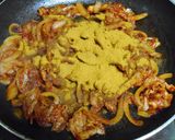 豚キャベツの炒めカレー丼作り方5写真