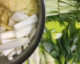 鍋材料の野菜達で☆豚バラのレンジ重ね蒸し作り方1写真