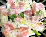鍋材料の野菜達で☆豚バラのレンジ重ね蒸し作り方3写真