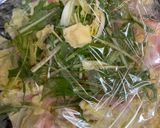 鍋材料の野菜達で☆豚バラのレンジ重ね蒸し作り方7写真