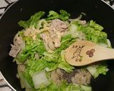 白菜と豚肉のクリーム煮作り方4写真