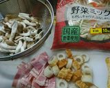 冷蔵庫整理の野菜炒め☆作り方1写真