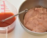 甘酸っぱい♪鶏むね肉のケチャップ煮込み作り方1写真