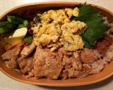 たんぱく質多めのお弁当⑬たらことしそ卵作り方8写真