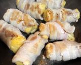 お揚げの肉巻きたこ焼き風味作り方5写真