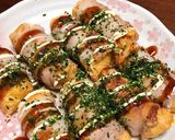 お揚げの肉巻きたこ焼き風味作り方8写真