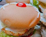 ドラえもん ハンバーガー♪♪簡単♪作り方1写真