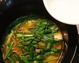 牛肉とニラの旨辛スープ作り方6写真