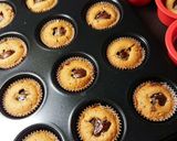 小さな贈り物・栗in黒糖カップケーキ作り方10写真