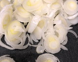 お魚すり身と白菜、長ネギの卵とじお味噌汁作り方1写真