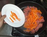 中華風野菜炒め♪簡単白菜豚肉ひき肉作り方7写真