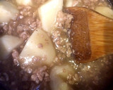 里芋と豚ひき肉のとろみあん煮物♪作り方6写真