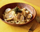 お鍋1つ♪あさりときのこ和風スープパスタ作り方8写真
