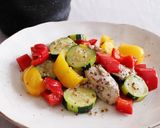 むね肉とパプリカのマスタードホットサラダ作り方6写真