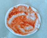 レンジで簡単2分！餃子の皮とハムのピザ作り方3写真
