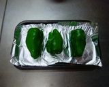 包丁まな板不要♪洗い物0♪丸ごとピーマン作り方3写真