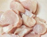 鶏肉・かぼちゃ・ピーマン♪甘辛たれ和え作り方1写真