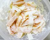 味付けはマヨネーズだけ！柿と大根のサラダ作り方4写真