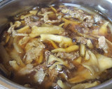 美味しくカサ増し♪きのこ牛丼／時々on卵作り方5写真
