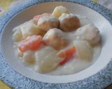 おから入り鶏肉団子のクリームシチュー♪作り方4写真
