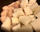 豚ばら大根と大豆の煮込み作り方2写真