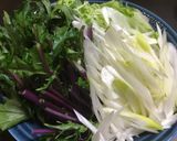 しゃぶしゃぶ野菜作り方1写真
