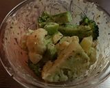 モコモコ野菜のシソマヨ風味付け合わせ♪作り方3写真